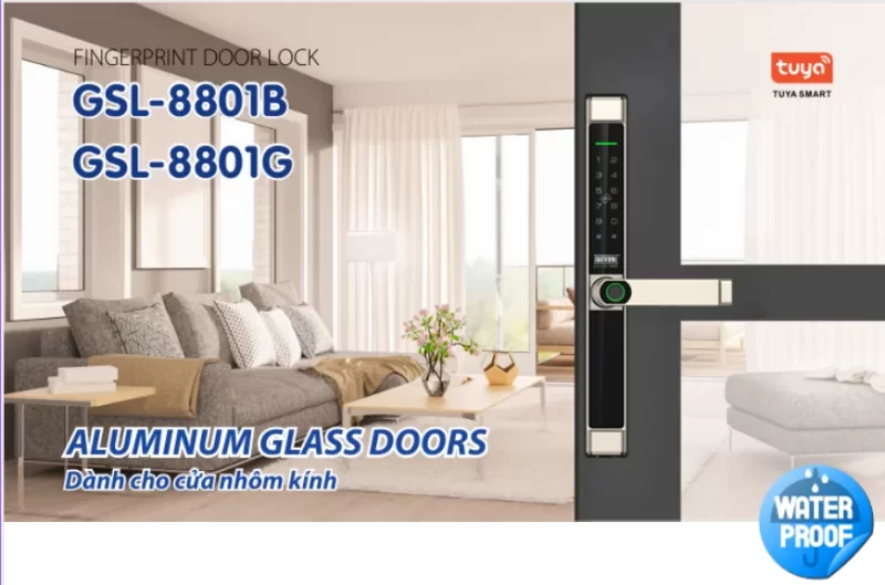 Khóa cửa nhôm GIOVANI GSL-8801B 6 Khóa cửa nhôm GIOVANI GSL-8801B