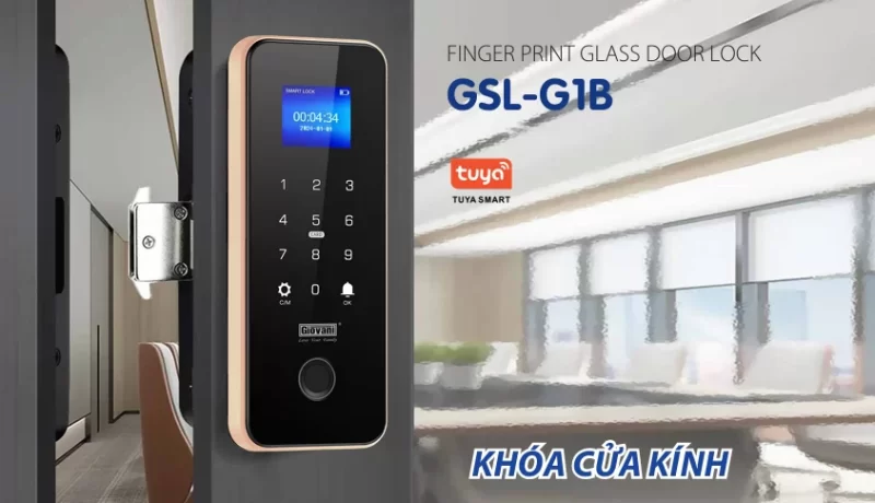 Khóa cửa kính GIOVANI GSL-G1B 10 Khóa cửa kính GIOVANI GSL-G1B