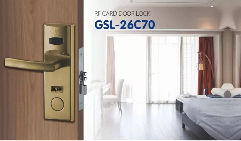 Khóa khách sạn GIOVANI GSL-26C70 màu bạc 6 Khóa khách sạn GIOVANI GSL-26C70