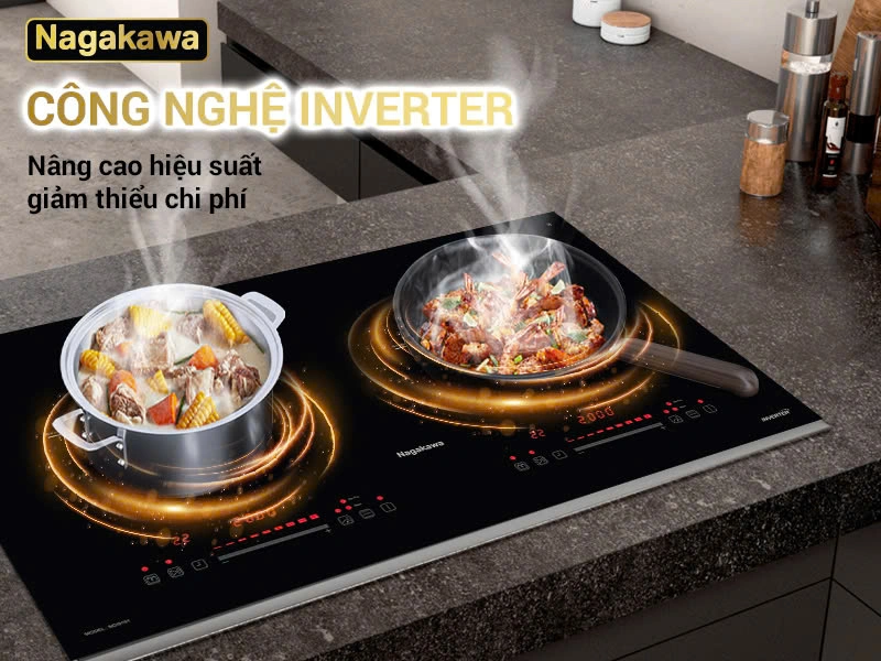 Bếp điện từ đôi Nagakawa NDI9191 14 Bếp điện từ đôi Nagakawa NDI9191