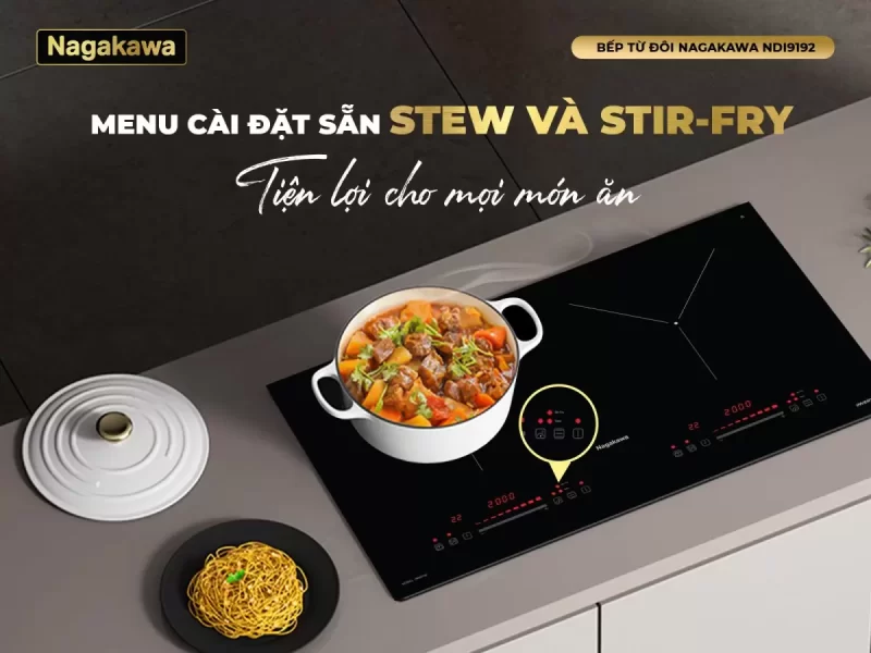 Bếp điện từ đôi Nagakawa NDI9192 - bep dien tu doi nagakawa ndi9192 9