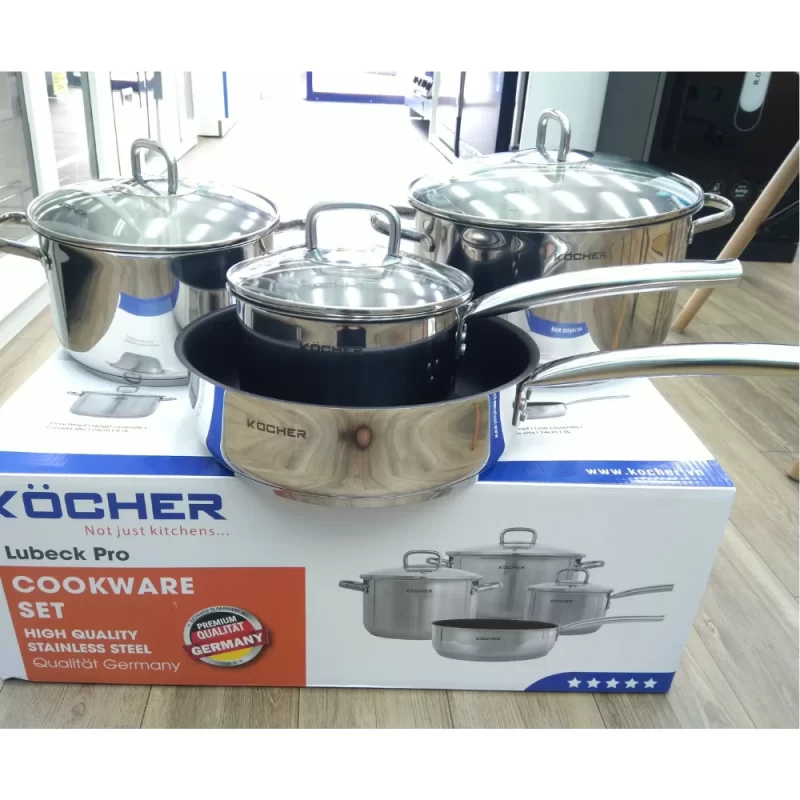 Bộ nồi chảo 4 món Kocher Lubeck Pro - bo noi chao 4 mon kocher lubeck pro 3