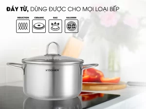 Bộ nồi chảo 5 món Kocher Munich - bo noi chao 5 mon kocher munich 1
