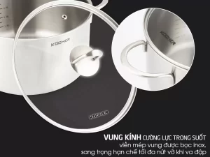 Bộ nồi chảo 5 món Kocher Munich - bo noi chao 5 mon kocher munich 3