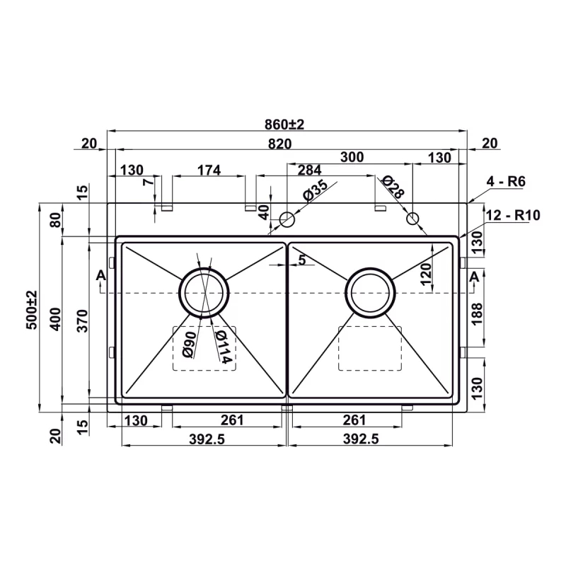 Chậu Hafele WS R10 HS25-SSN2S-8650_SILVER 567.94.024 - chau hafele ws r10 hs25 ssn2s 8650 silver 567 94 024 2