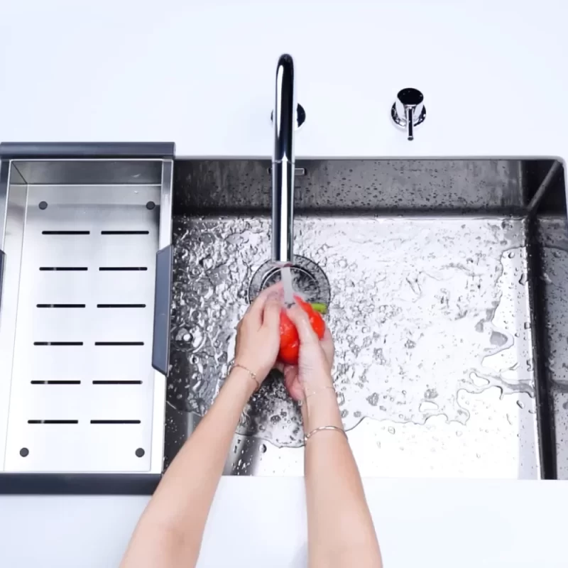 Chậu rửa bát NoBiNox CANOVA NT600B BA7000X - chau rua bat nobinox canova nt600b ba7000x 6