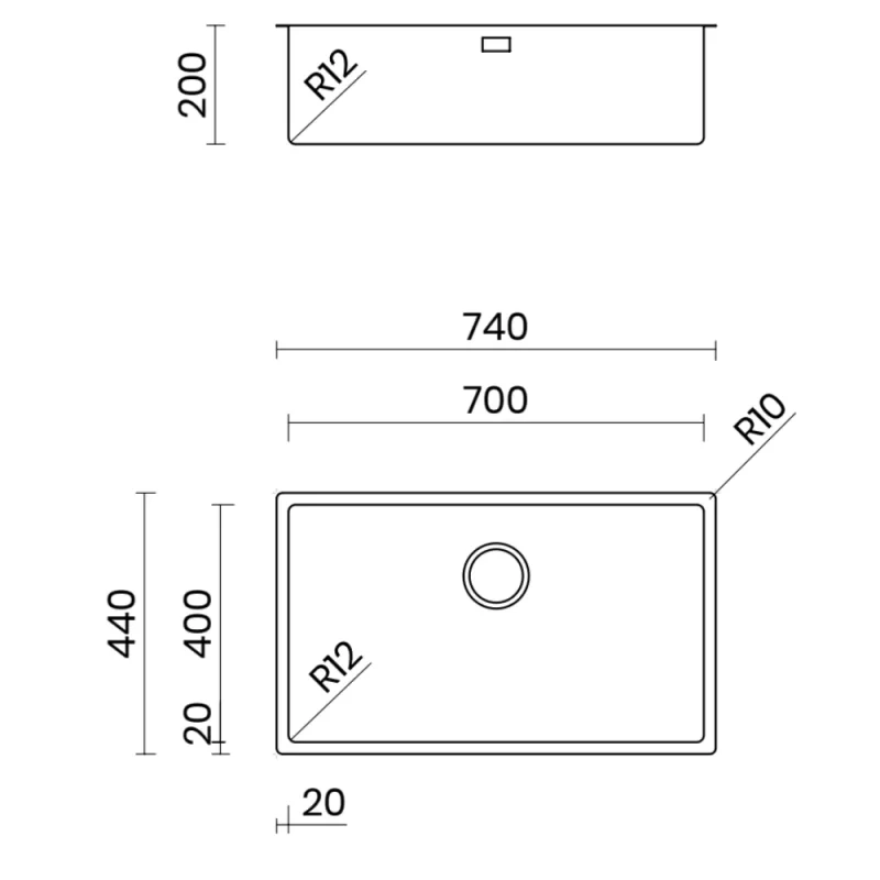 Chậu rửa bát NoBiNox CANOVA NT699PK BA7000Y - chau rua bat nobinox canova nt699pk ba7000y 10