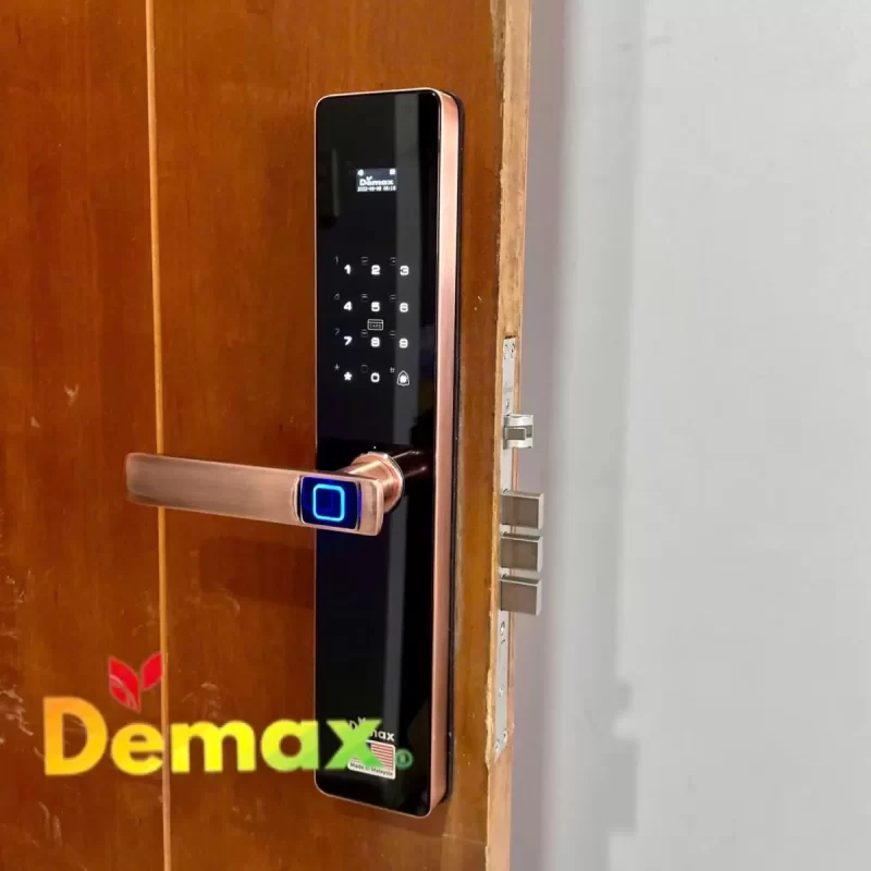 Khóa vân tay APP WIFI DEMAX EL-C626 CG màn hình chuông 27 Khóa vân tay APP WIFI DEMAX EL-C626 CG màn hình chuông
