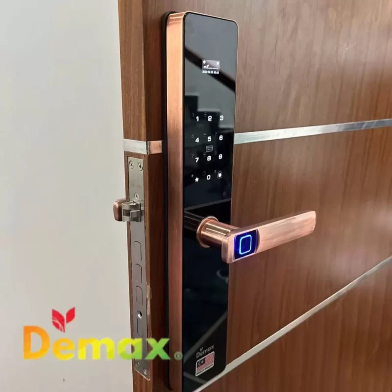 Khóa vân tay APP WIFI DEMAX EL-C626 CG màn hình chuông 24 Khóa vân tay APP WIFI DEMAX EL-C626 CG màn hình chuông