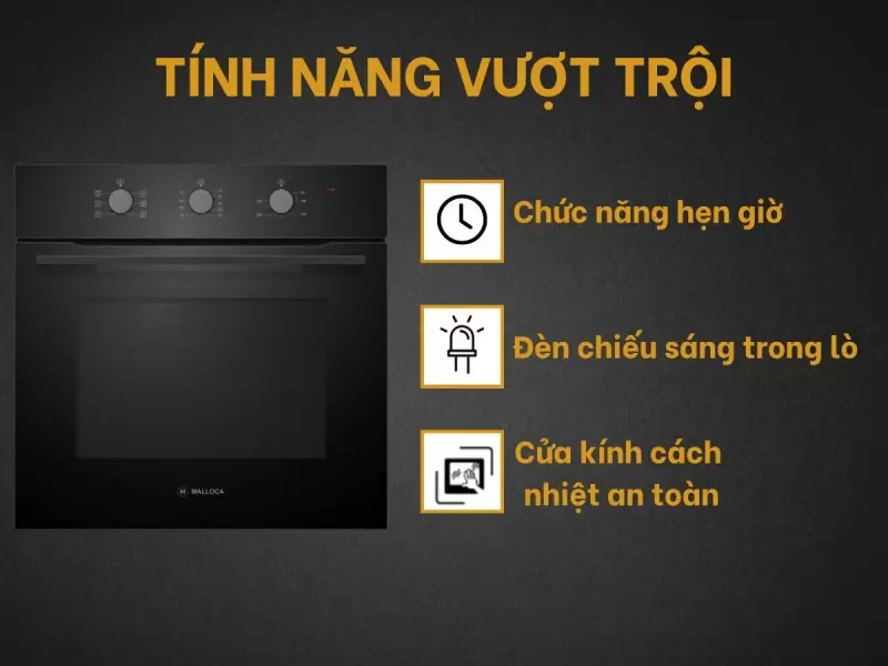 Lò nướng âm tủ MALLOCA MOV-606 AF