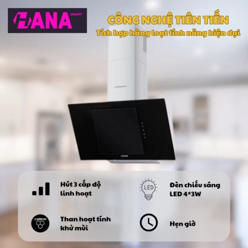 Máy hút mùi Kocher K-2080V 90cm 20 Máy hút mùi Kocher K-2080V 90cm