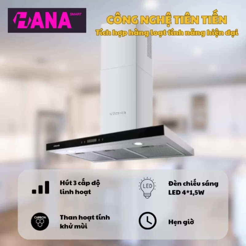 Máy hút mùi Kocher K-225C 70cm 16 Máy hút mùi Kocher K-225C 70cm