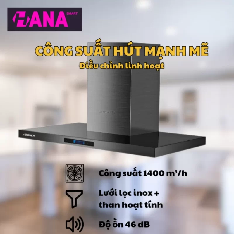 Máy hút mùi Kocher K-225MI 70cm 18 Máy hút mùi Kocher K-225MI 70cm