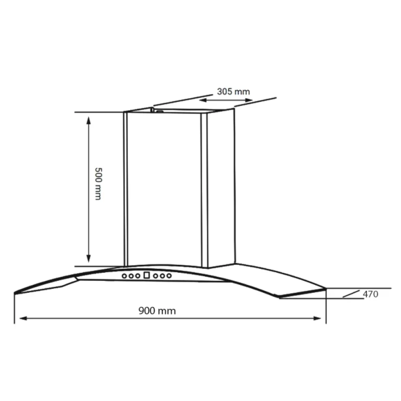 Máy hút mùi Kocher K-226V 90cm 19 Máy hút mùi Kocher K-226V 90cm