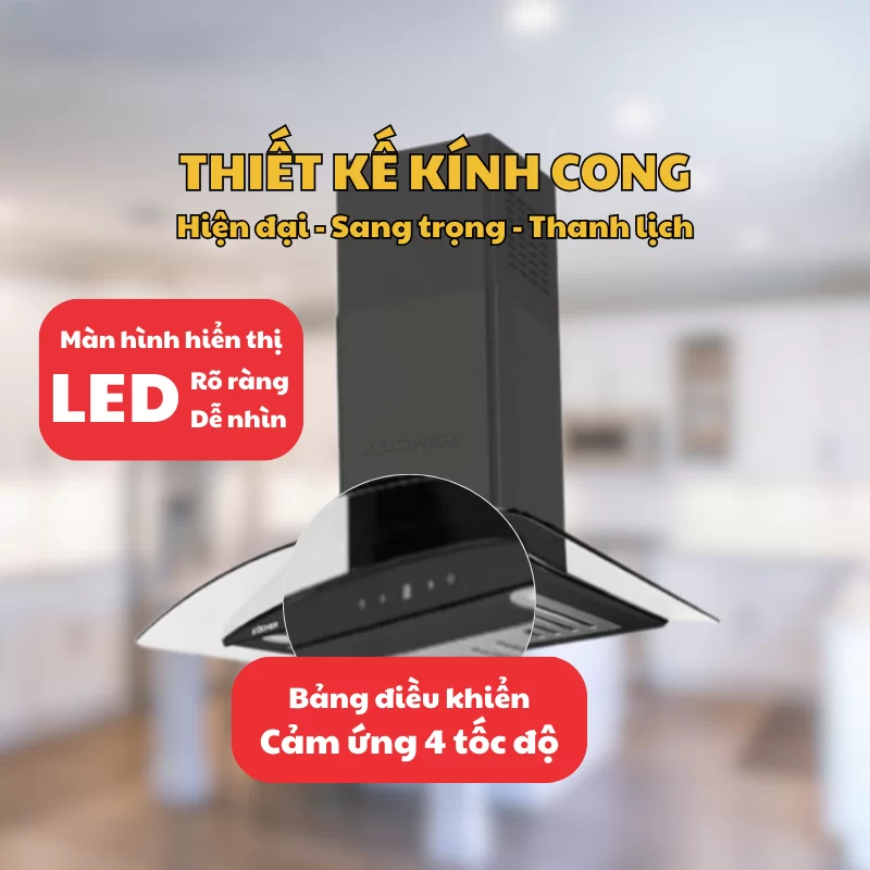 Máy hút mùi Kocher K-226V 90cm 16 Máy hút mùi Kocher K-226V 90cm