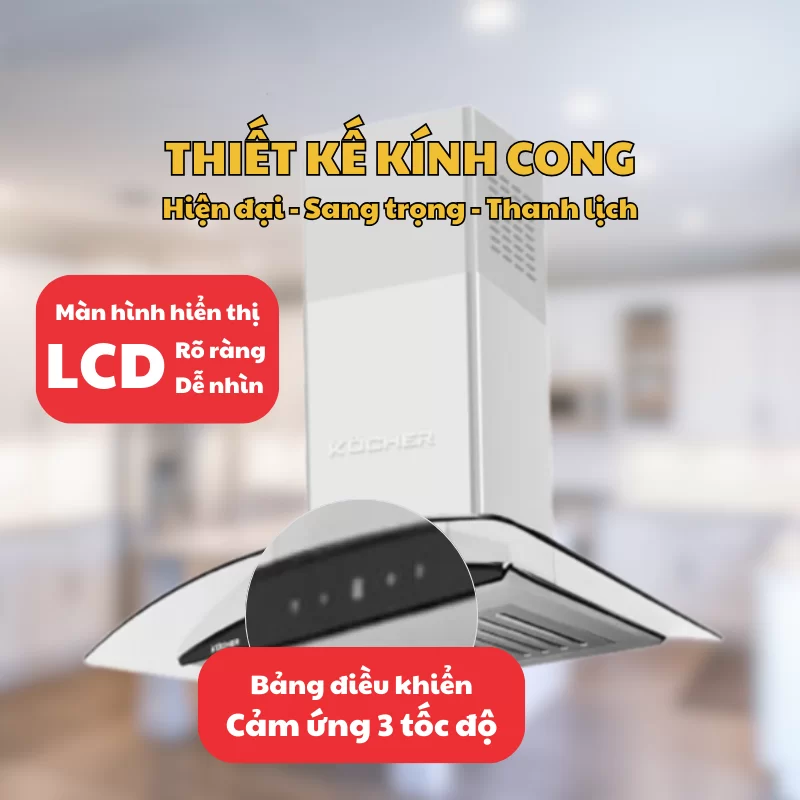 Máy hút mùi Kocher K-228Pro 16 Máy hút mùi Kocher K-228Pro