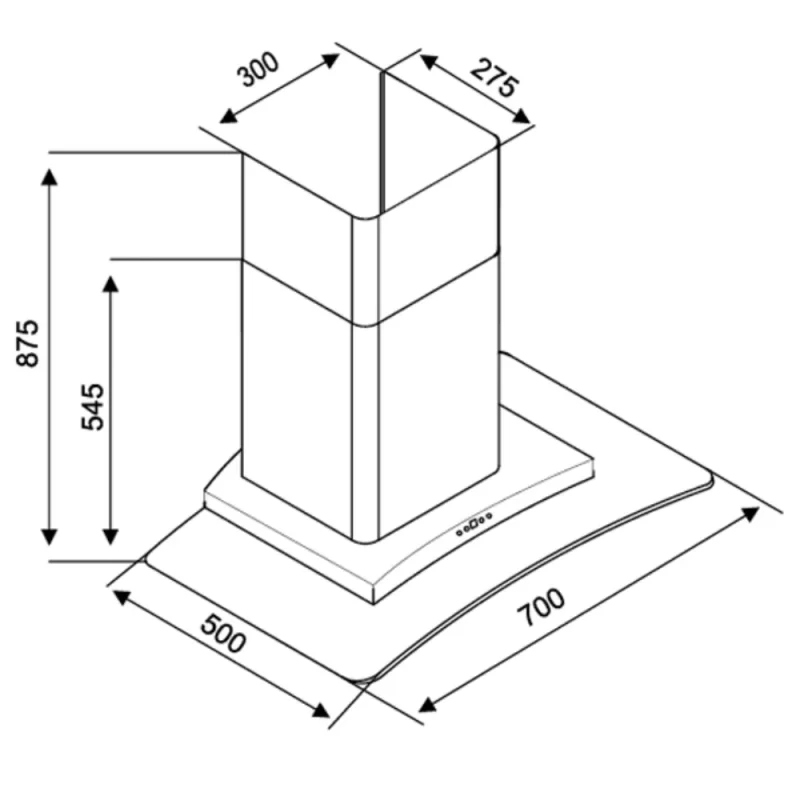 Máy hút mùi Kocher K-228T 70cm - may hut mui kocher k 228t 70cm 5