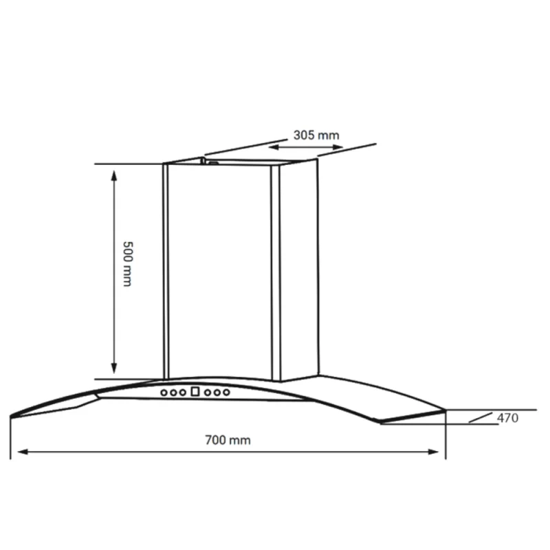 Máy hút mùi Kocher K-229V 70cm - may hut mui kocher k 229v 70cm 2