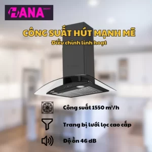 Máy hút mùi Kocher K-229V 90cm - may hut mui kocher k 229v 90cm 1
