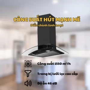 Máy hút mùi Kocher K-8001 90cm - may hut mui kocher k 8001 90cm 5