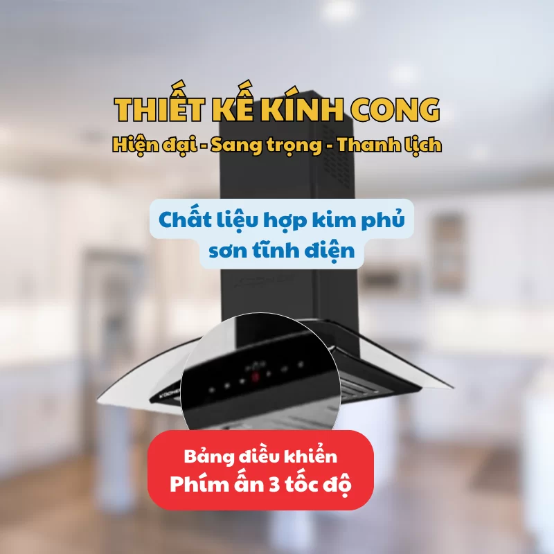 Máy hút mùi Kocher K-8002 90cm 16 Máy hút mùi Kocher K-8002 90cm