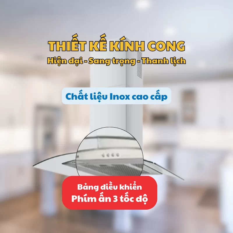 Máy hút mùi Kocher K-8870 16 Máy hút mùi Kocher K-8870