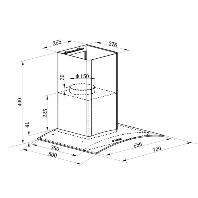 Máy hút mùi Kocher K-8870BL 17 Máy hút mùi Kocher K-8870BL