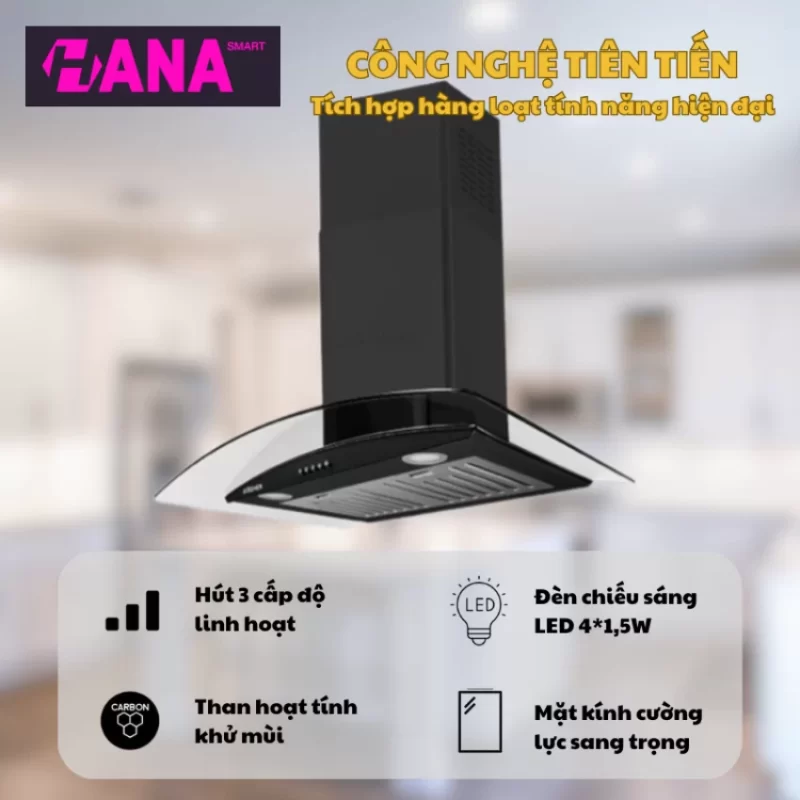 Máy hút mùi Kocher K-8870BL 16 Máy hút mùi Kocher K-8870BL