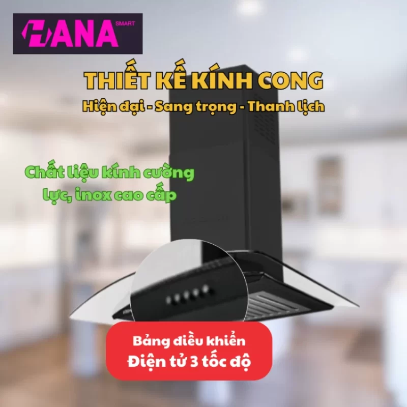 Máy hút mùi Kocher K-8870BL 14 Máy hút mùi Kocher K-8870BL