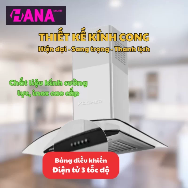 Máy hút mùi Kocher K-8870PRO 10 Máy hút mùi Kocher K-8870PRO