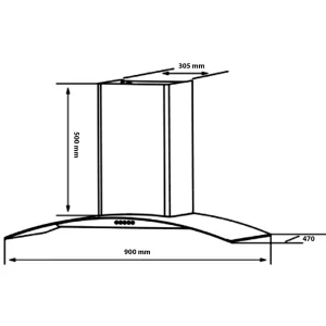 Máy hút mùi Kocher K-8872V 90cm - may hut mui kocher k 8872v 90cm 2