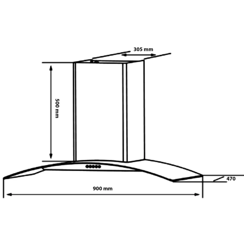 Máy hút mùi Kocher K-8872V 90cm 19 Máy hút mùi Kocher K-8872V 90cm