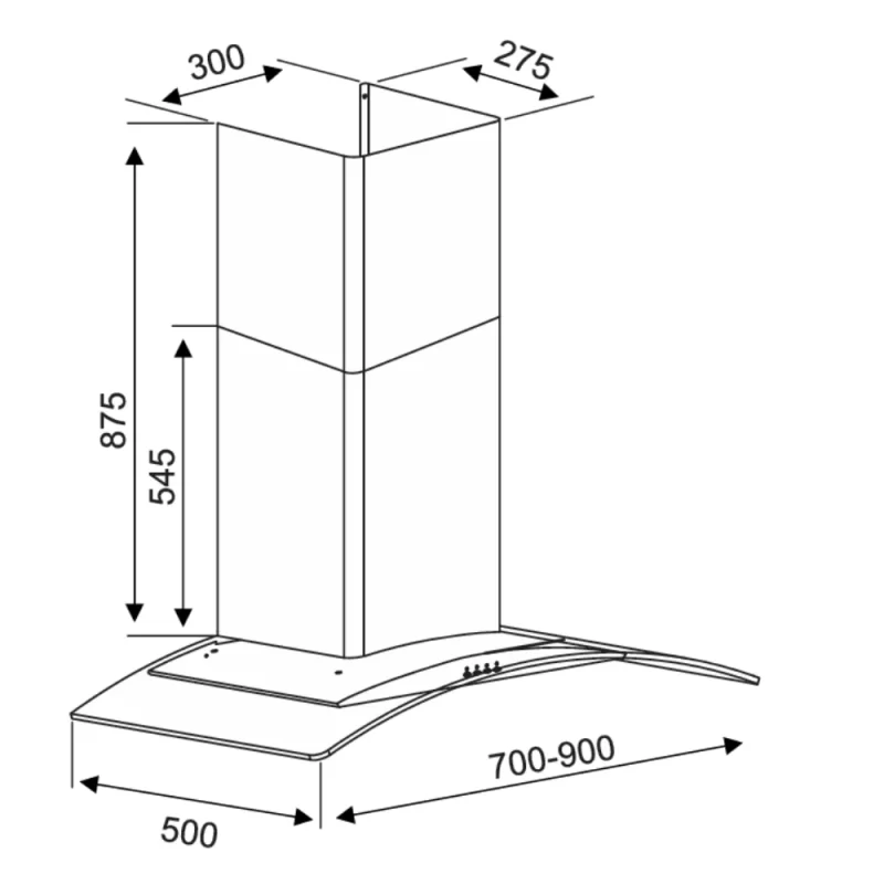 Máy hút mùi Kocher K-8970 70cm 19 Máy hút mùi Kocher K-8970 70cm