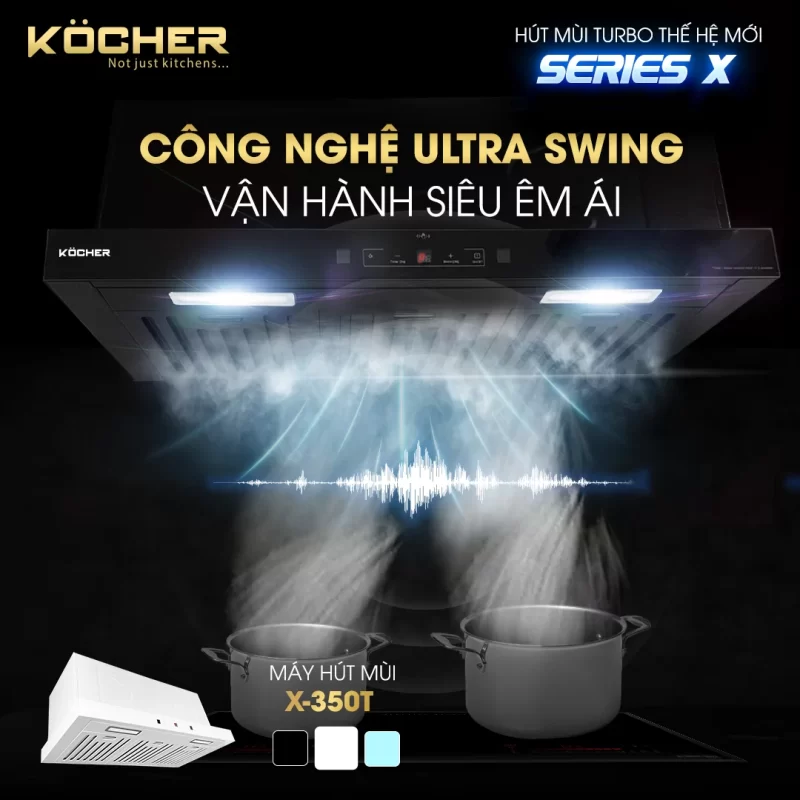 Máy hút mùi Kocher TURBO X-350N 14 Máy hút mùi Kocher TURBO X-350N
