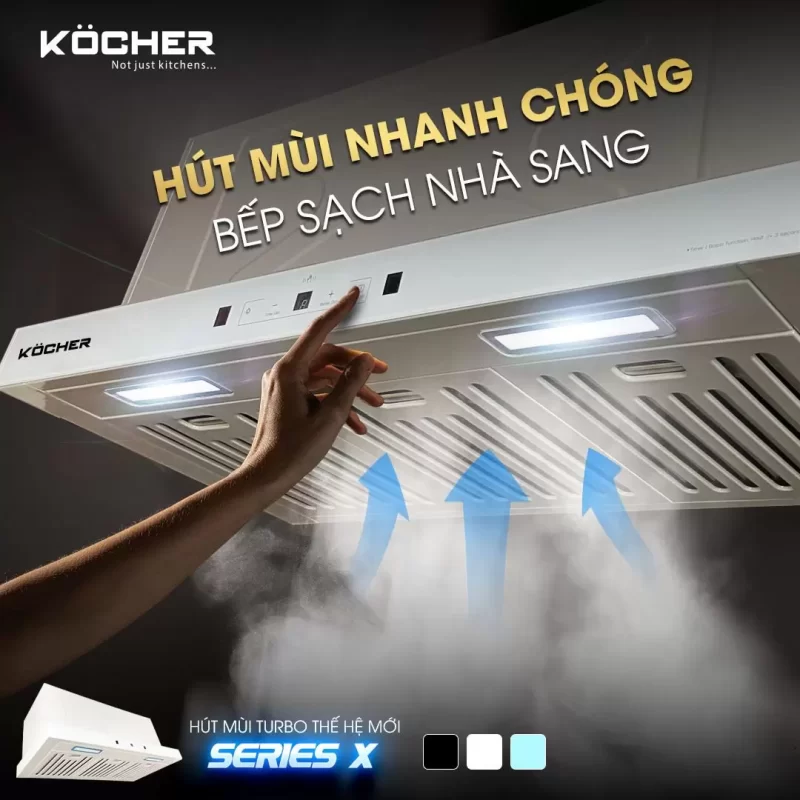 Máy hút mùi Kocher TURBO X-350T 21 Máy hút mùi Kocher TURBO X-350T