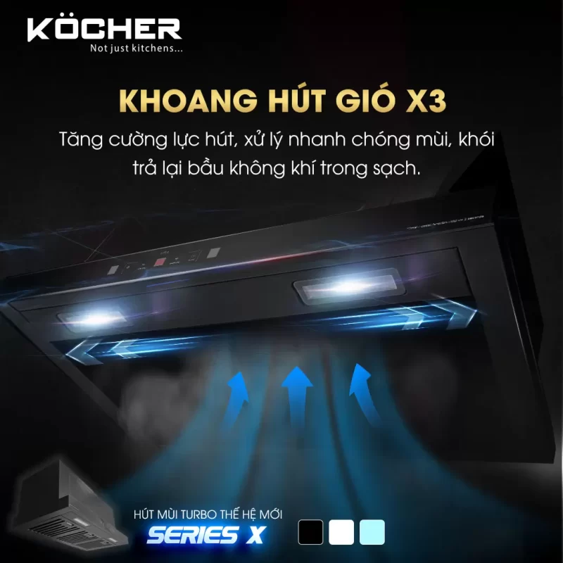 Máy hút mùi Kocher TURBO X-668D - may hut mui kocher turbo x 668d 2