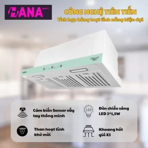 Máy hút mùi Kocher TURBO X-668N - may hut mui kocher turbo x 668n 1