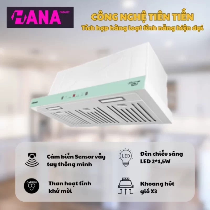 Máy hút mùi Kocher TURBO X-668N 16 Máy hút mùi Kocher TURBO X-668N