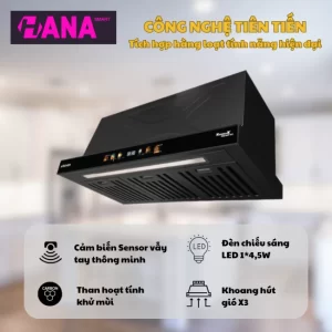Máy hút mùi Kocher TURBO X3D-350D - may hut mui kocher turbo x3d 350d 2