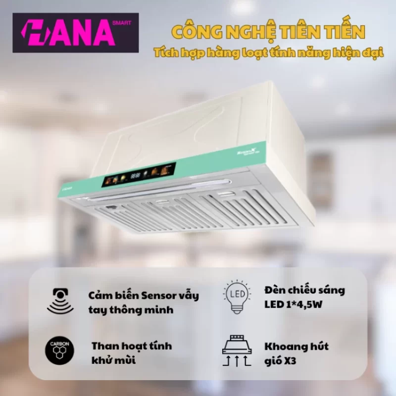 Máy hút mùi Kocher TURBO X3D-350N 17 Máy hút mùi Kocher TURBO X3D-350N