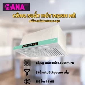 Máy hút mùi Kocher TURBO X3D-350N - may hut mui kocher turbo x3d 350n 3