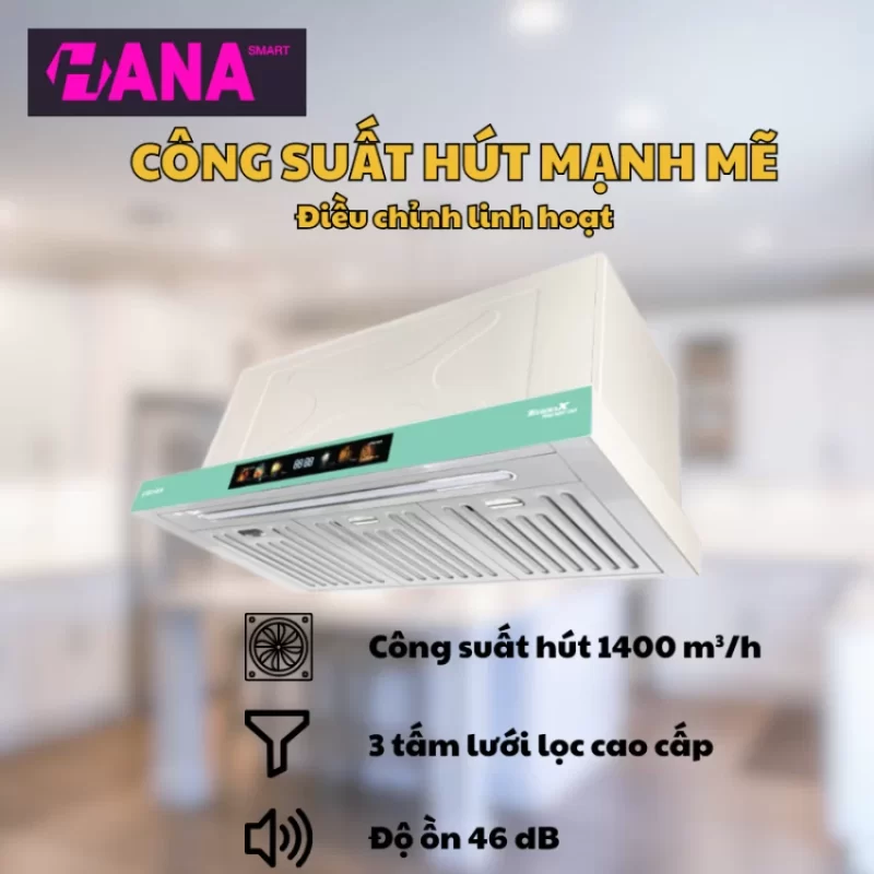 Máy hút mùi Kocher TURBO X3D-350N - may hut mui kocher turbo x3d 350n 3