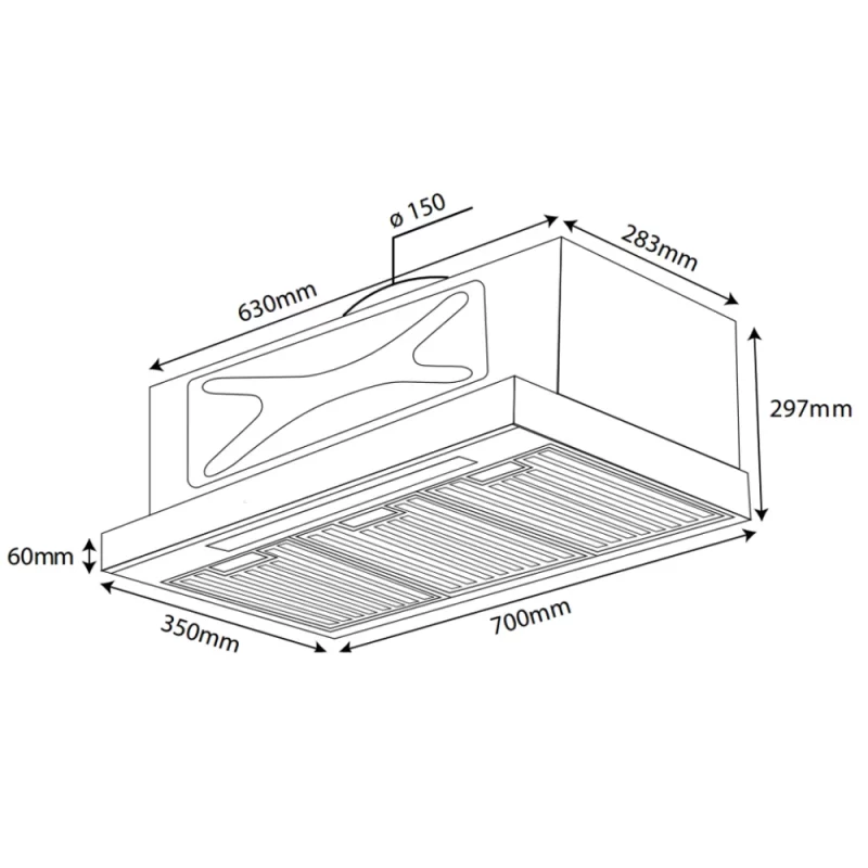 Máy hút mùi Kocher TURBO X3D-350T 17 Máy hút mùi Kocher TURBO X3D-350T
