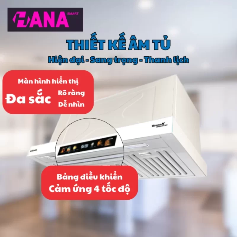 Máy hút mùi Kocher TURBO X3D-350T 14 Máy hút mùi Kocher TURBO X3D-350T