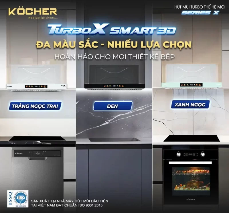 Máy hút mùi Kocher TURBO X3D-350T 18 Máy hút mùi Kocher TURBO X3D-350T