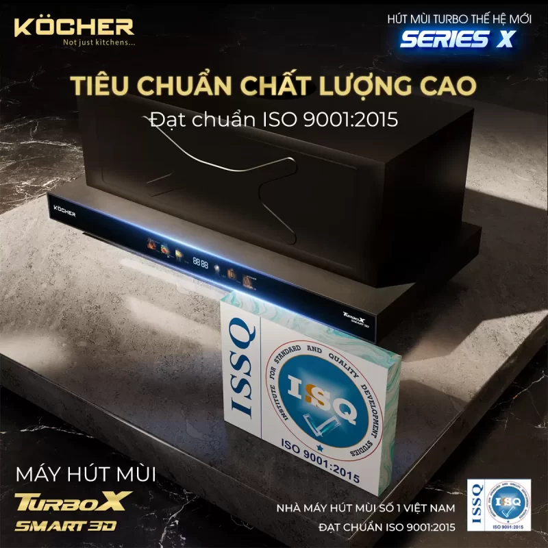 Máy hút mùi Kocher TURBO X3D-669D - may hut mui kocher turbo x3d 669d9