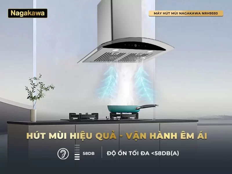 Máy hút mùi Nagakawa NRH9593 22 Máy hút mùi Nagakawa NRH9593