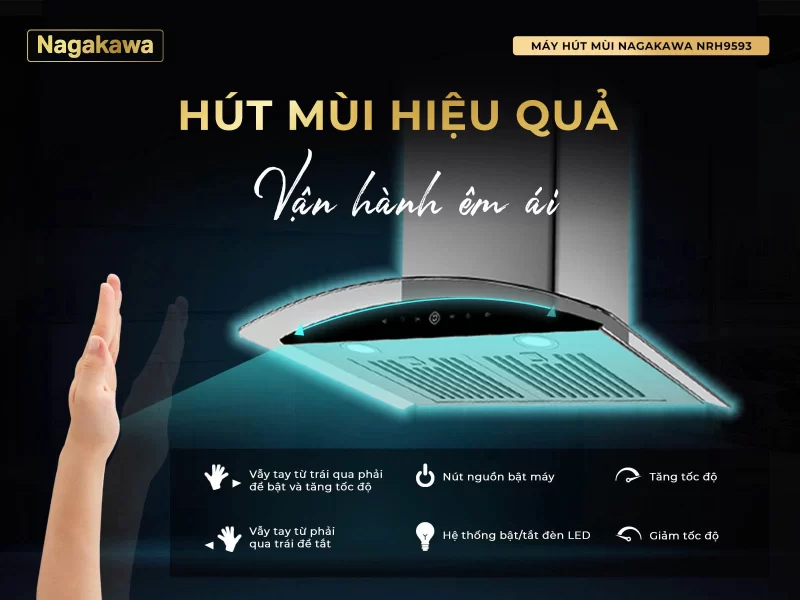 Máy hút mùi Nagakawa NRH9593 20 Máy hút mùi Nagakawa NRH9593