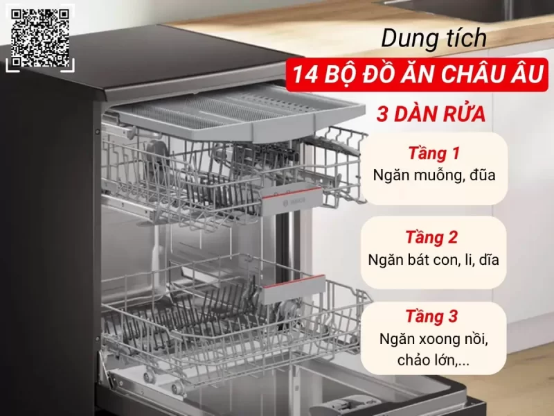Máy rửa bát Bosch SMS4EMC06E - may rua bat bosch sms4emc06e7