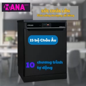 Máy rửa bát Kocher KDEU-8866S8 Series 8 - may rua bat kocher kdeu 8866s8 series 8 2